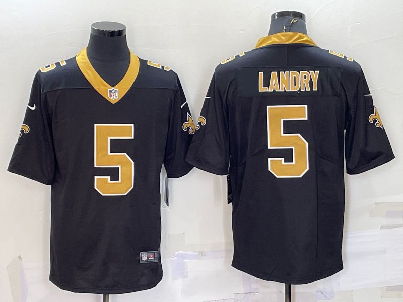 Men New Orleans Saints #5 Landry Black 2022 Nike Limited Vapor Untouchable NFL Jersey